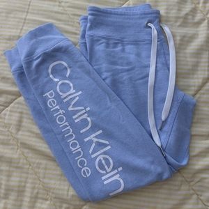 Periwinkle Calvin Klein Performance Sweatpants